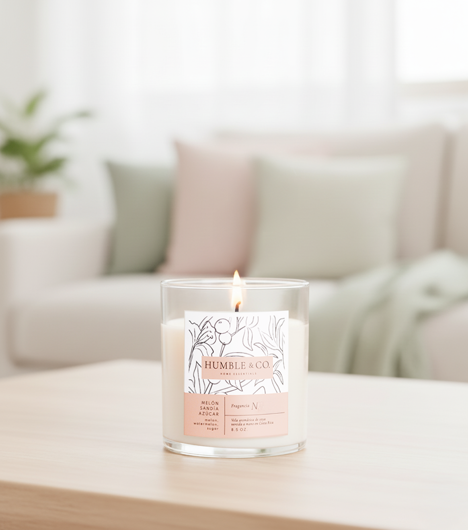 Vela Aromática de Soya